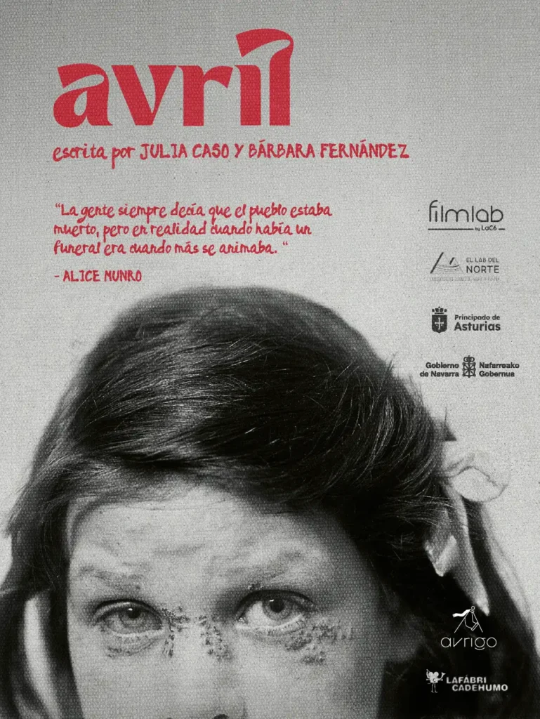 Provisional official poster for ‘Avril’